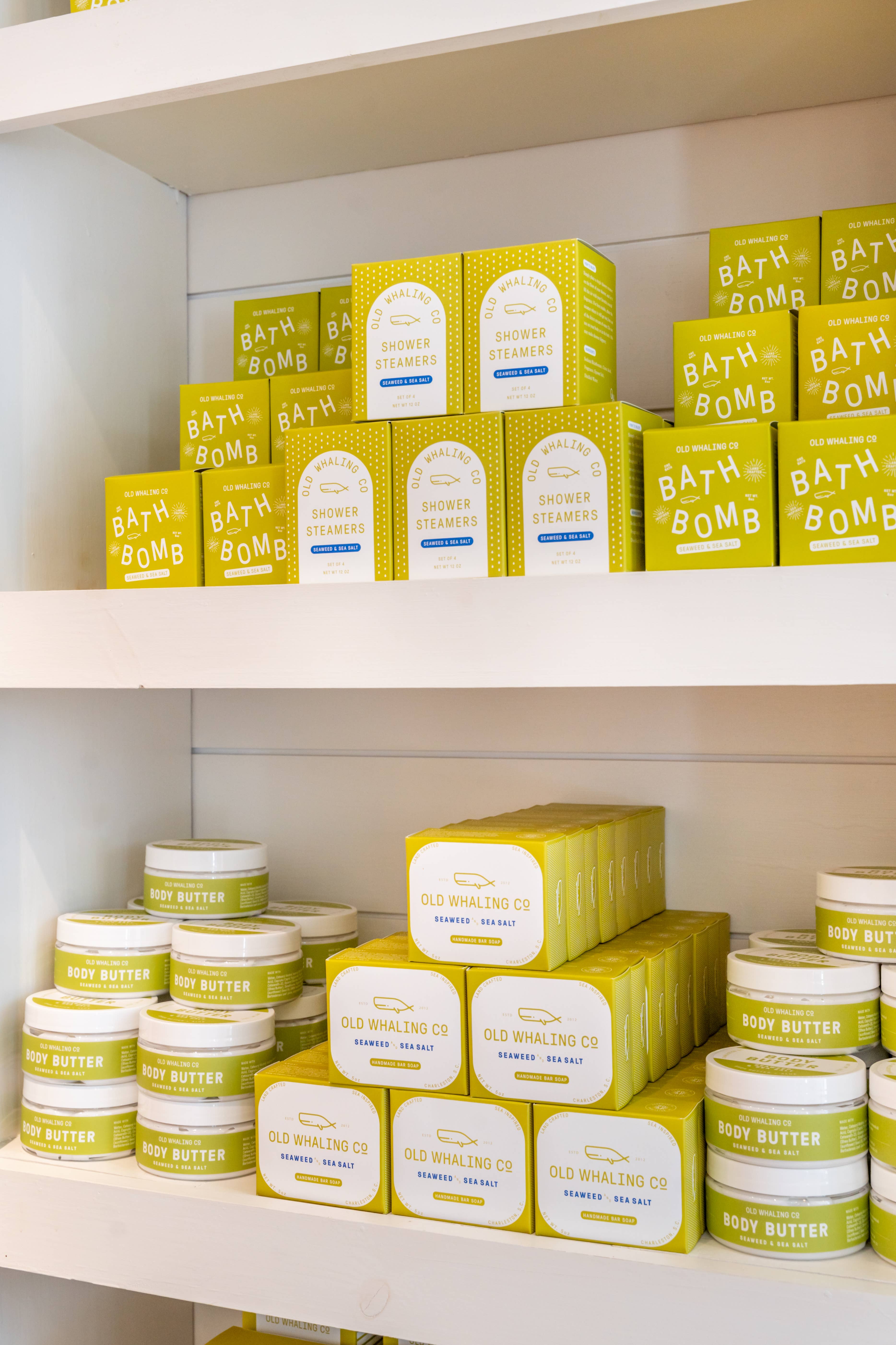 Old Whaling Company - Vente Bombe de douche/galet bien-être pour la douche - Défroisseurs de douche aux algues et au sel marin4