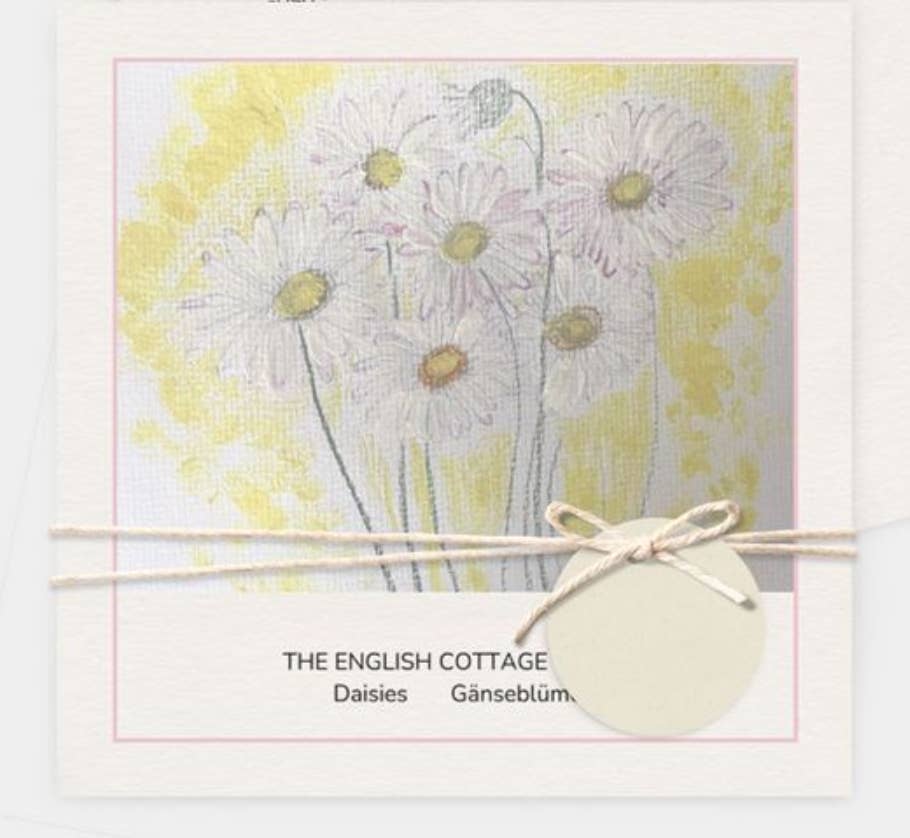 Mary´s Company - Wholesale Postcard - Der englische Cottage-Garten - Gänseblümchen0