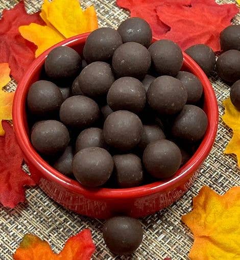 The San Francisco Chocolate Factory - Wholesale Chocolate Covered Sweets - Caramel Tin - Bourbon Caramels in Dark Chocolate1