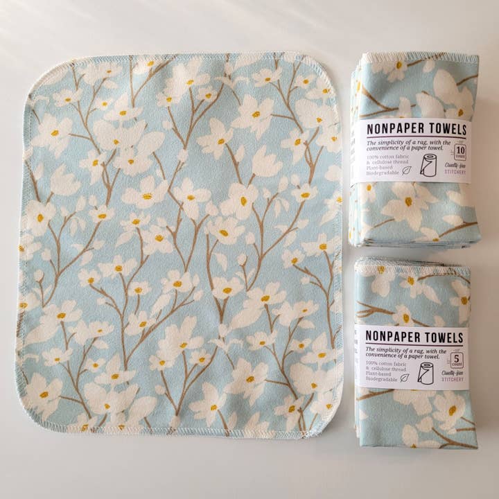 Asciugamani di carta - Cielo di Corniolo per la vendita all'ingrosso da parte di Cruelty-Free Stitchery