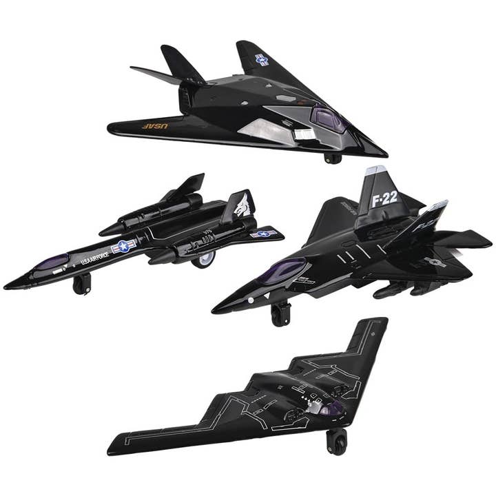 La Luna Bella - Toys – Großhandel Klassisches Spielzeug – Kinder – 5" DIECAST PULLBACK STEALTH BOMBER LLB Kinderspielzeug