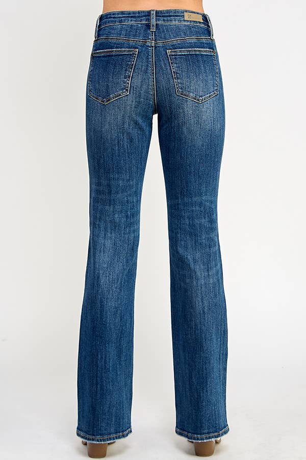 SAIGE DENIM - Wholesale Jeans - Women's - P8035MD-MID RISE SKINNY BOOT CUT WITH STRETCH4