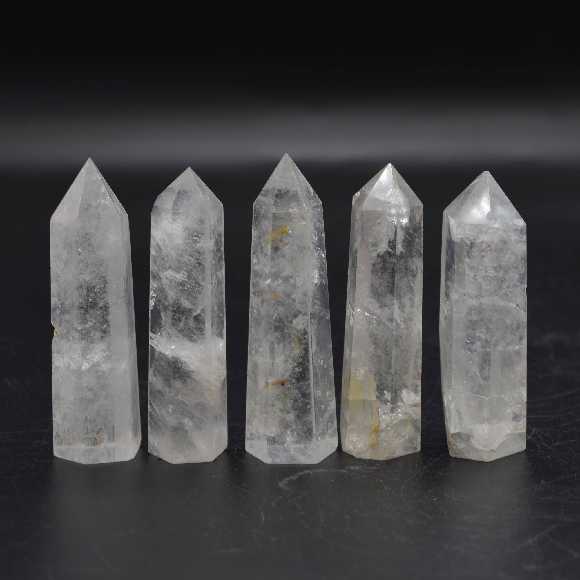 Calder Crystals - Wholesale Spiritual Stone/Crystal - Clear Quartz Crystal Point, Tower, Wand - Choose Size10