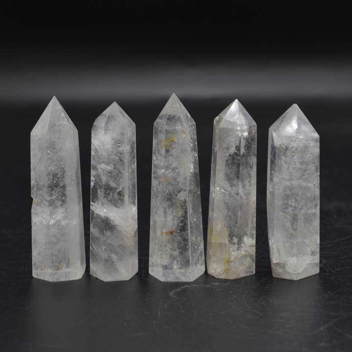 Calder Crystals - Wholesale Spiritual Stone/Crystal - Clear Quartz Crystal Point, Tower, Wand - Choose Size10
