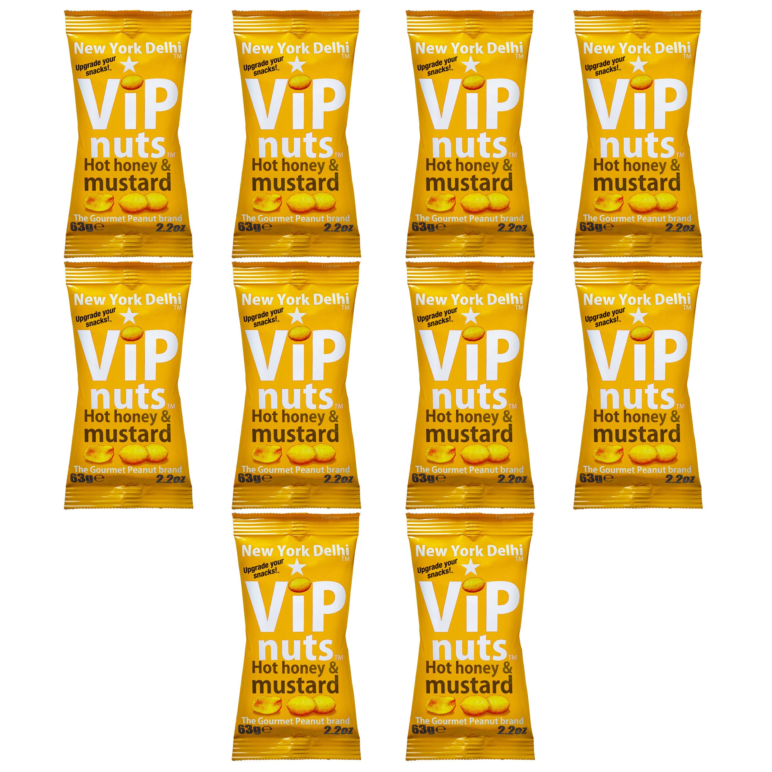 New York Delhi - Wholesale Nuts - ViPnuts Hot Honey & Mustard flavoured Peanuts 63g1