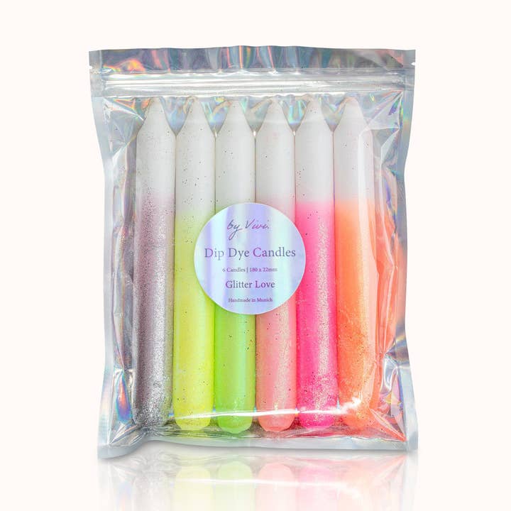 Dip Dye-ljus i set: Glitter Dip Edition för wholesale av by Vivi. e. K.