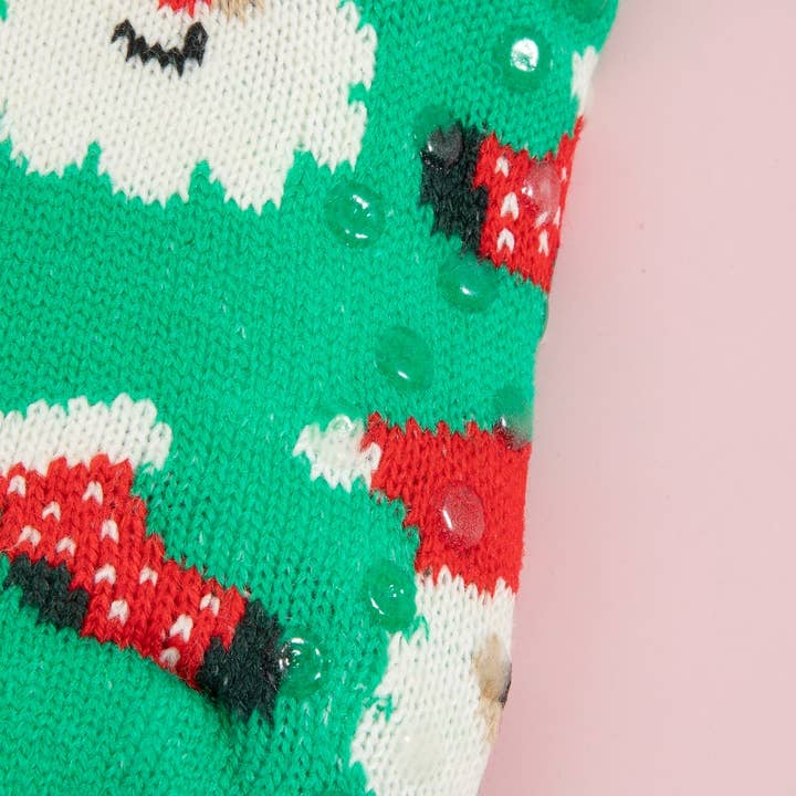 MULTI Santa Claus Christmas Theme Thick Warm Socks for wholesale on Faire2