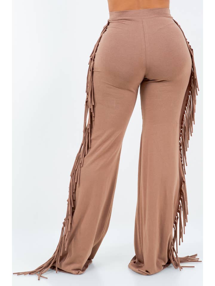 Uptown Apparel - Wholesale Pants - Women's - B11196 PANTS WITH SIDE FRINGE2
