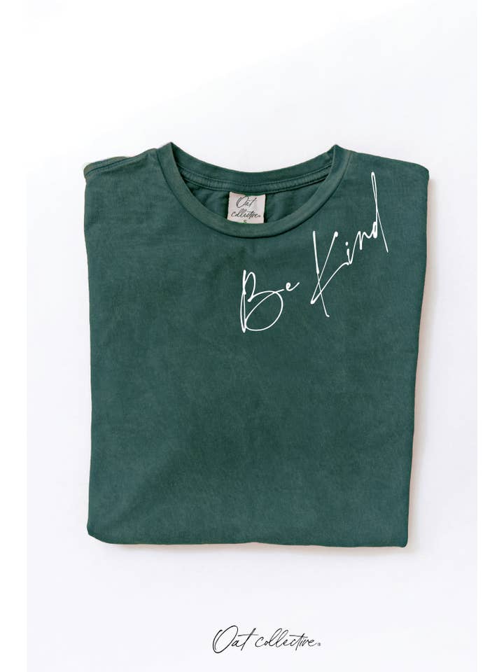 OAT COLLECTIVE - Wholesale Screen Printed T-Shirt - Women's - DEAR PERSON BEHIND ME Mineral Graphic Top6