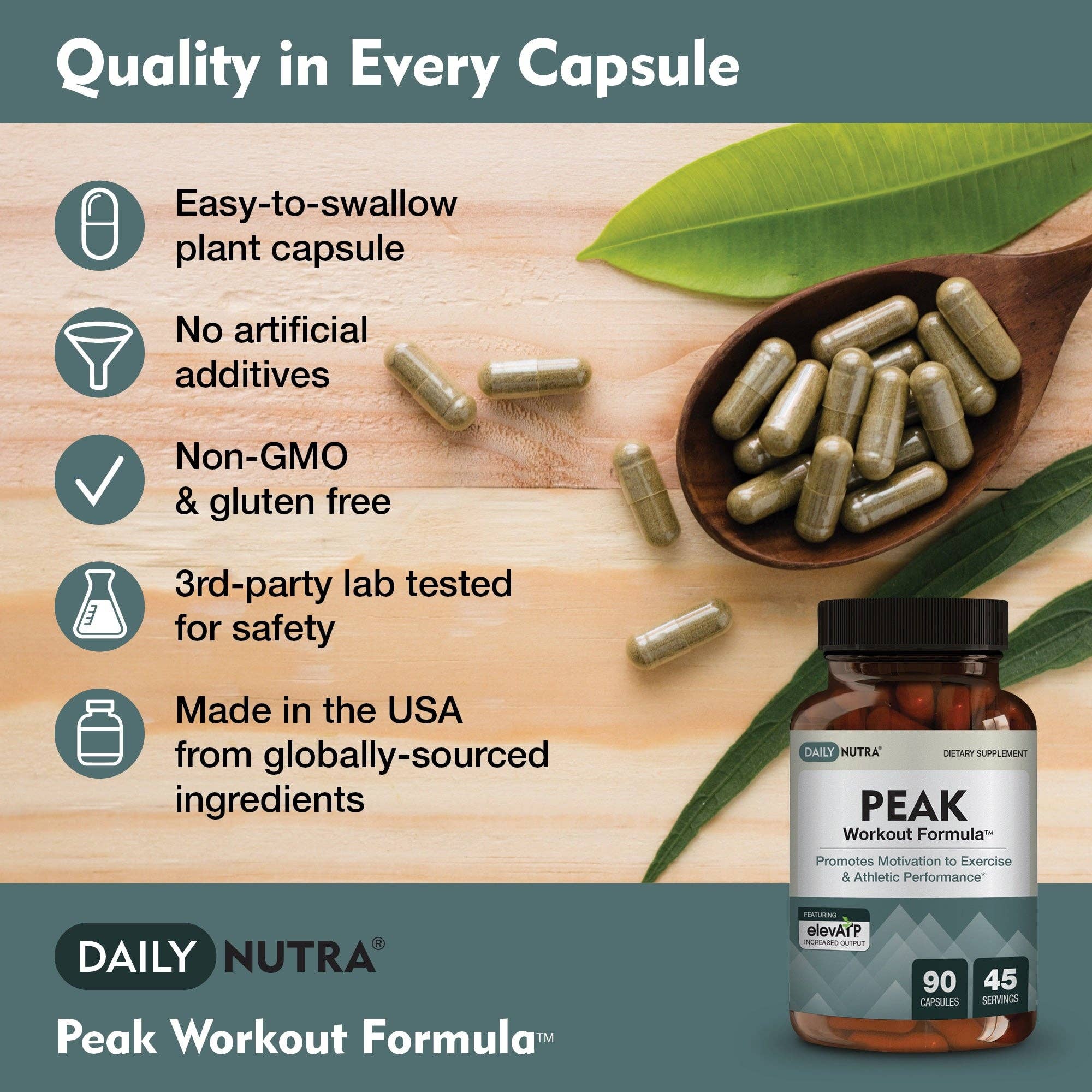 Daily Nutra – wholesale Oral supplement/vitamin – PEAK Workout Formula3