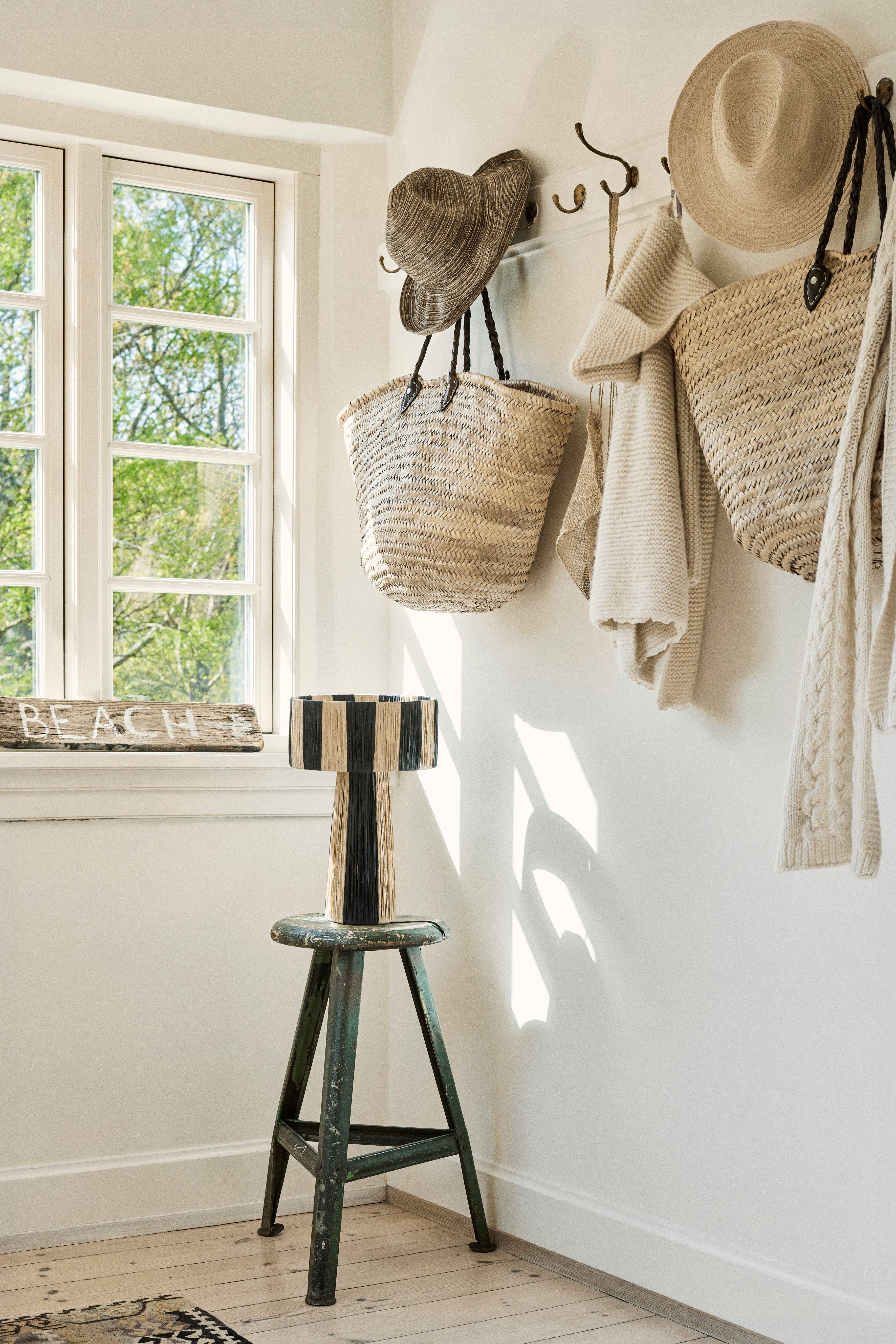 Jore Copenhagen - Wholesale Accent/Desk Lamp - Black Raffia Mushroom Accent/Desk Lamp1