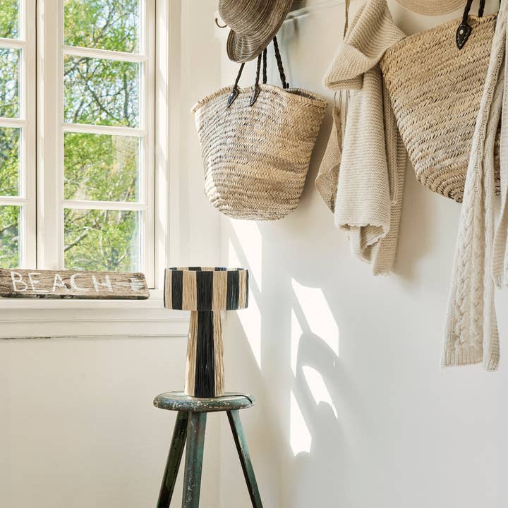 Jore Copenhagen - Wholesale Accent/Desk Lamp - Black Raffia Mushroom Accent/Desk Lamp1