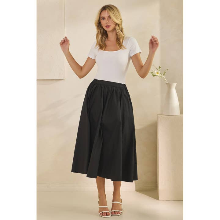 Veveret - Wholesale Skirt - Women's - Midi Pull on Skirt6