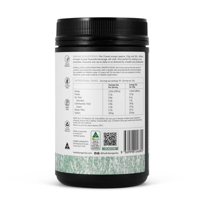 Hydra Longevity – wholesale Oralt tillskott/Vitamin – Body Revitaliser - Förbättrad energi och daglig prestanda2