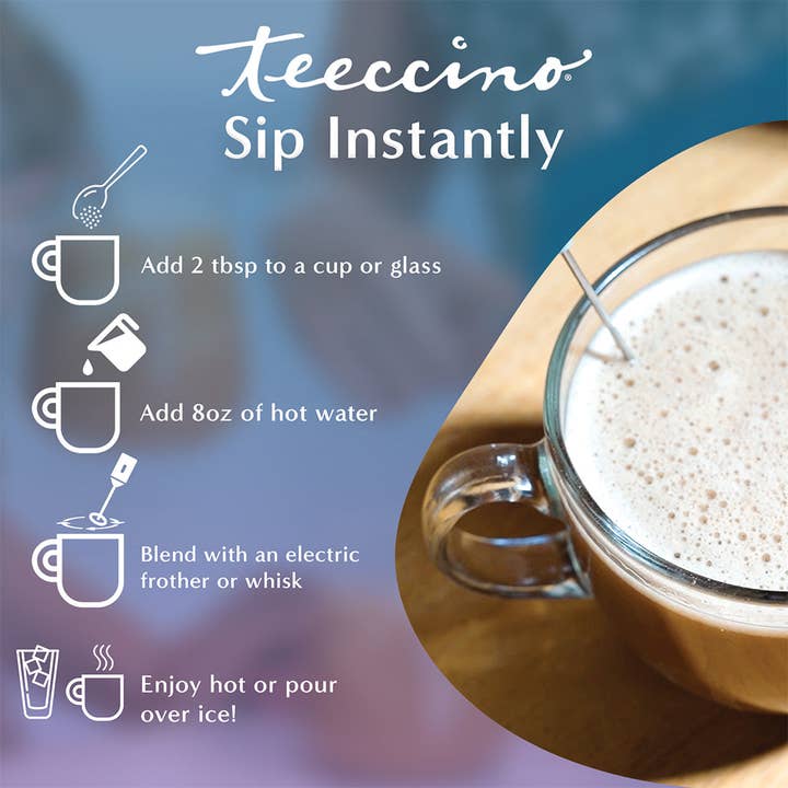 Teeccino – wholesale Instant coffee/espresso – Instant Dandelion Herbal Latte3