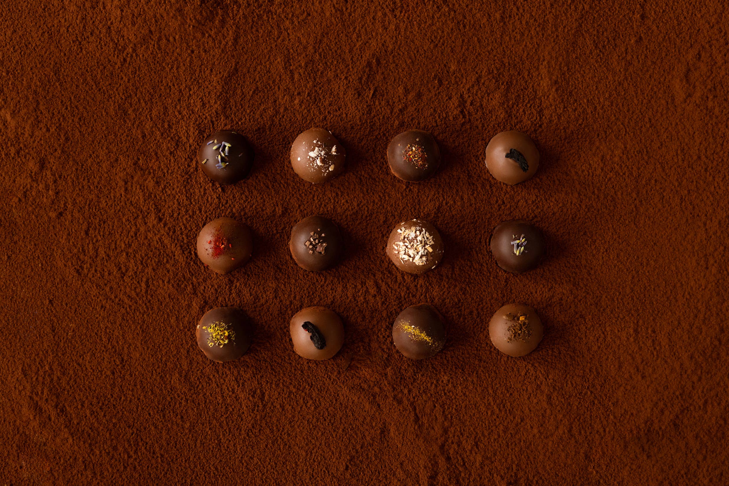 Posh Chocolat - Vente Boîtes de chocolats - Collection de truffes au chocolat au lait3