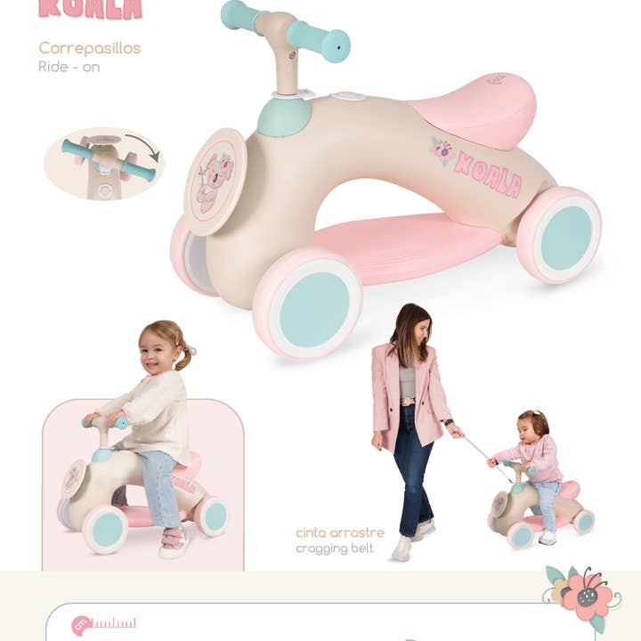 DeCuevas Toys - Wholesale Bike/Scooter - Kids - 30079 RUNNER WITH RUBBER WHEELS “KOALA”7