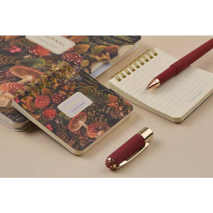 BV by Bruno Visconti - Wholesale Notepad - Pocket Art Journal - Forest Mushrooms1