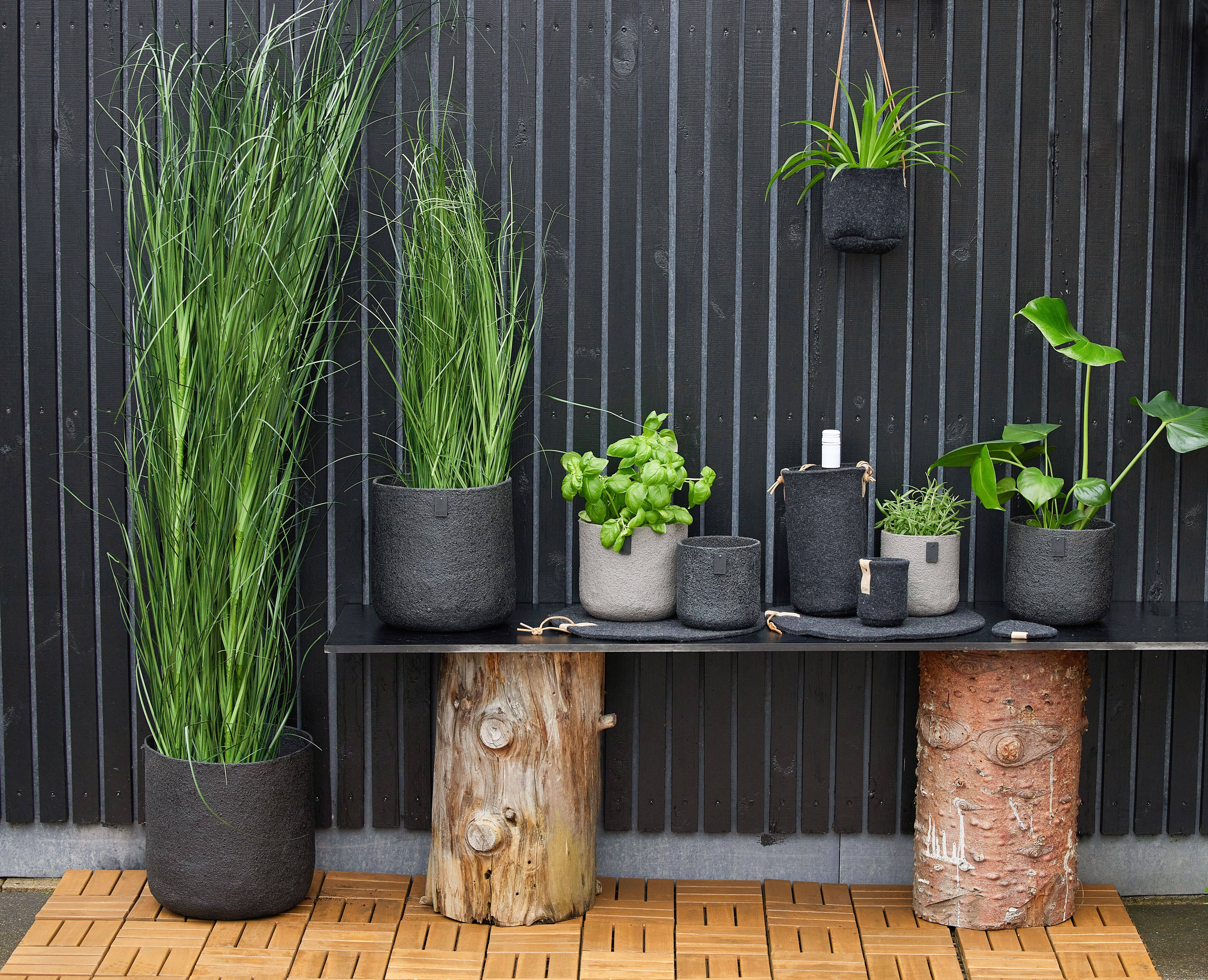 Lübech Living – Vaso de plantas por atacado – Vaso para exterior All Nature, taupe, 17 cm1