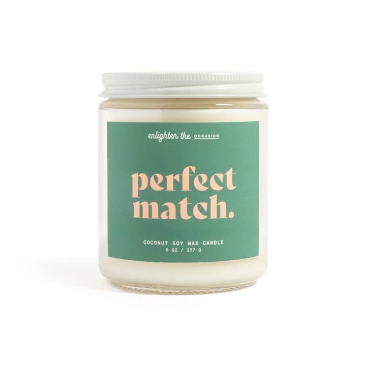 Perfect Match Candle for wholesale by Enlighten the Occasion
