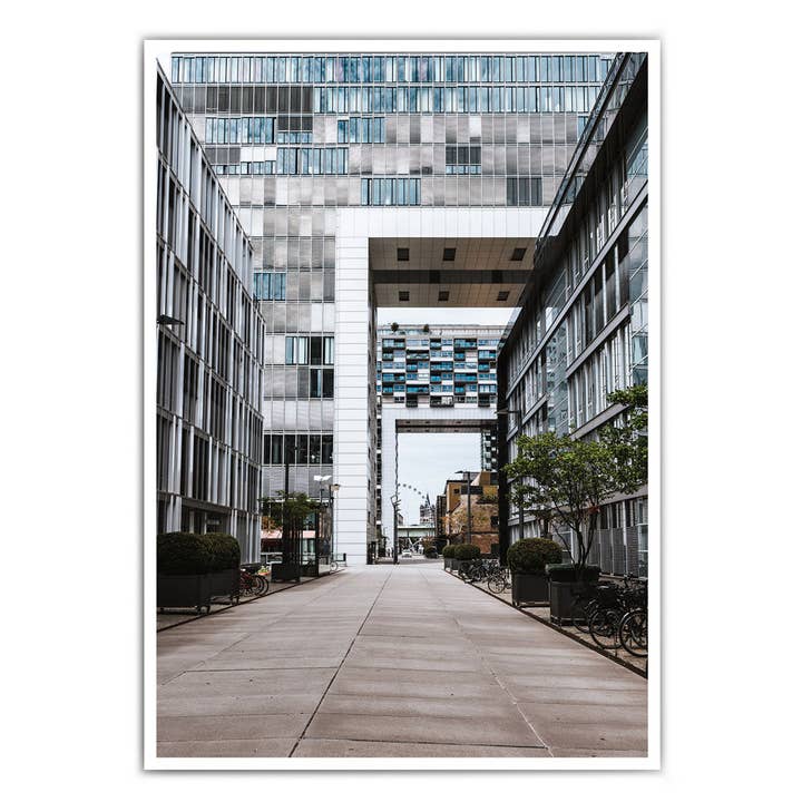 Kranhäuser #2 - Köln Wanddeko, Bild, Geschenk & Souvenir für den Großhandel von 4one Pictures