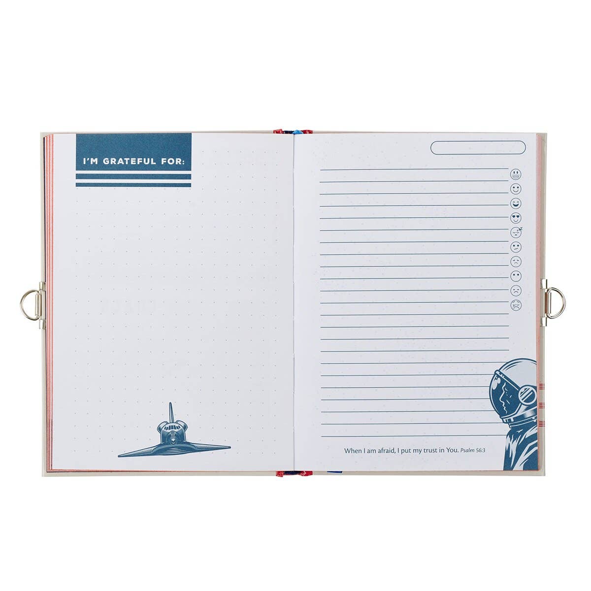 Christian Art Gifts - Wholesale Phone & Laptop Stickers - Diary HC Strong and Courageous Josh. 1:92