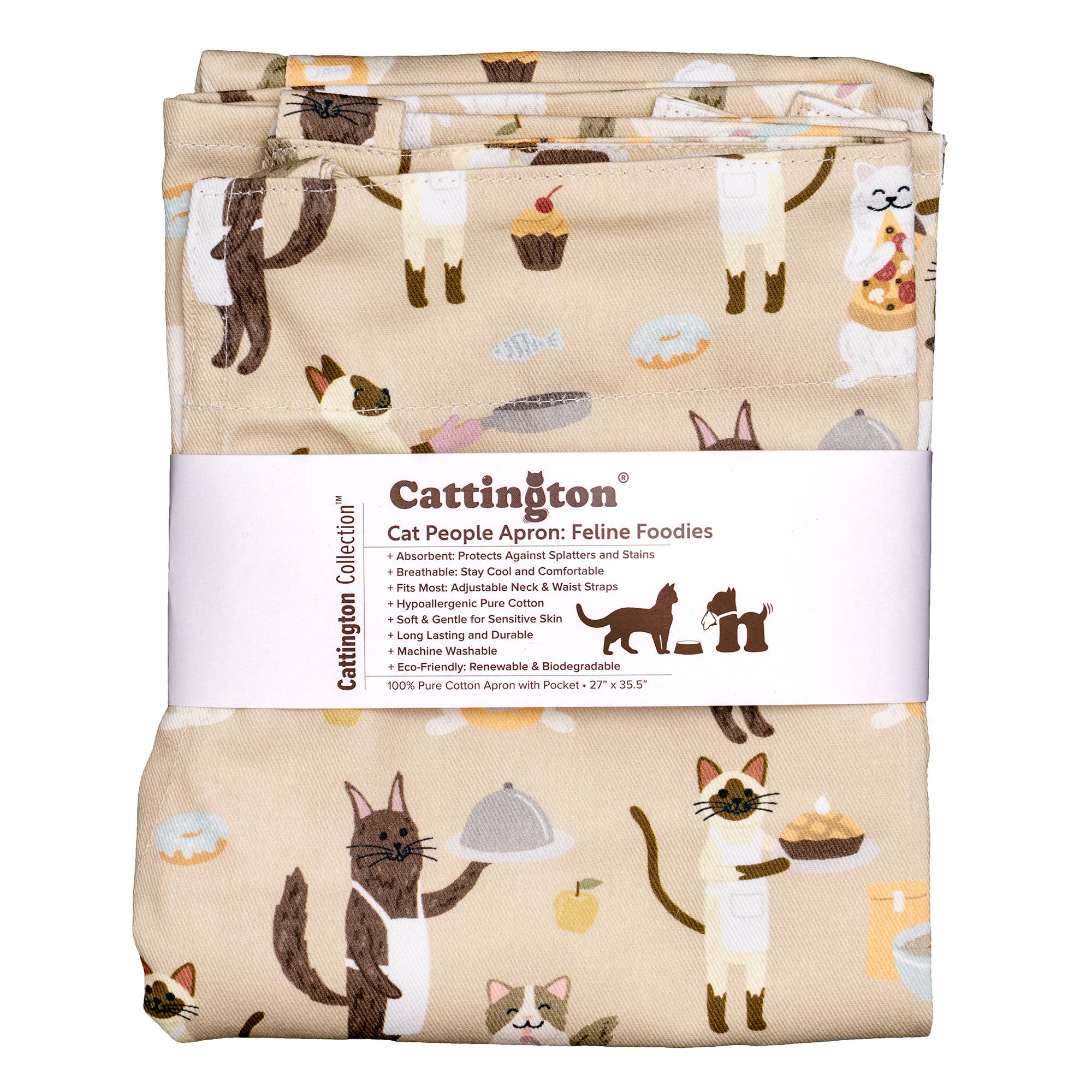 Puppington – wholesale Apron – Feline Foodies Apron Gift for Cat People, Cat Ladies & Cooks6