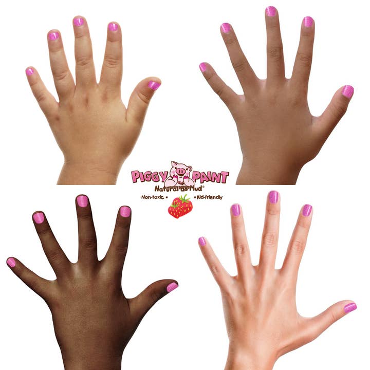 Piggy Paint - Wholesale Nail Polish - Kids - Scented Sassy Strawberry Non-Toxic Kids Nail Polish π2