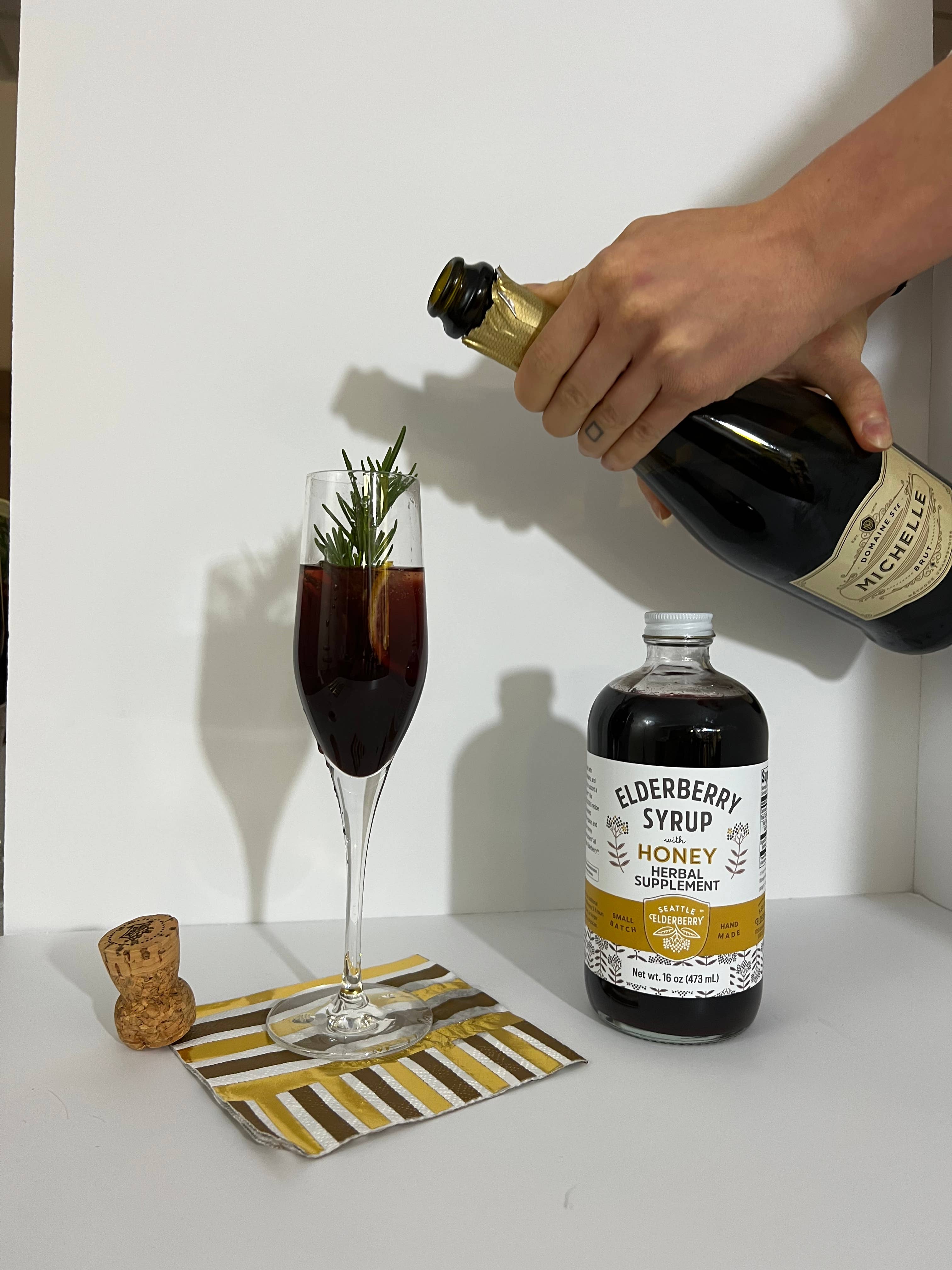 Seattle Elderberry - Wholesale Oral Supplement/Vitamin - Organic Elderberry Syrup with Honey10