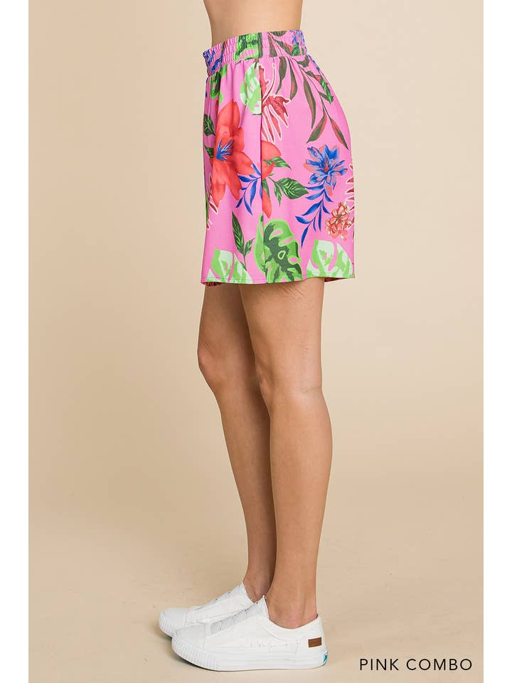 Cotton Bleu - Wholesale Shorts - Women's - 30185W - Bohemian Style Women's Air Flow Print Shorts14