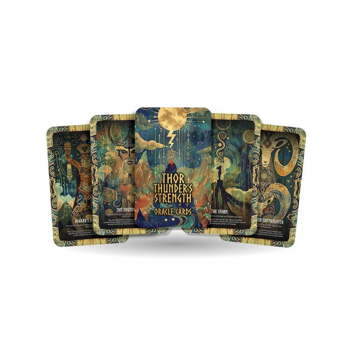 Thor Thunder's Strength Oracle Deck Cards for wholesale by IBIZA TAROT