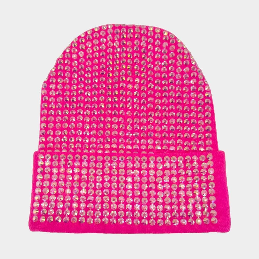 Sensibling Corp. - Venta al por mayor Gorro de lana - Mujer - Gorro de punto liso con tachuelas3