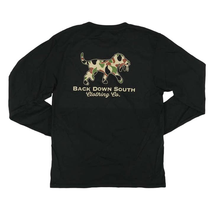 Logo Camouflage - Noir ML pour la vente par Back Down South Clothing