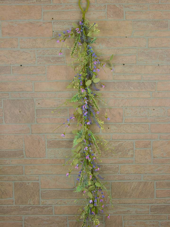 Lavender Sage 4ft Garland for wholesale by Wholesale Home Decor