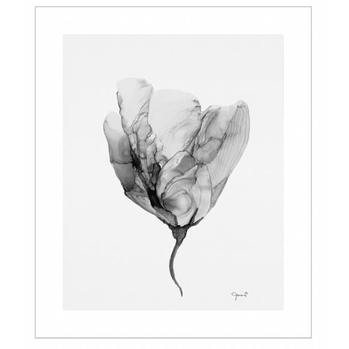 Impressions artistiques Flower B+W pour la vente par Hearts Your Life