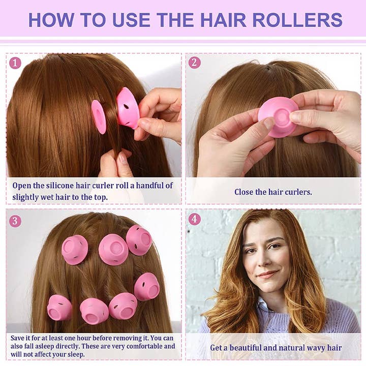 Sensibling Corp. - Wholesale Hair Curlers - 12 Set of 6 - Hair Rollers