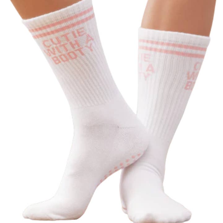 Chaussettes antidérapantes pour Pilates, Yoga ou Barre pour la vente par Souls.