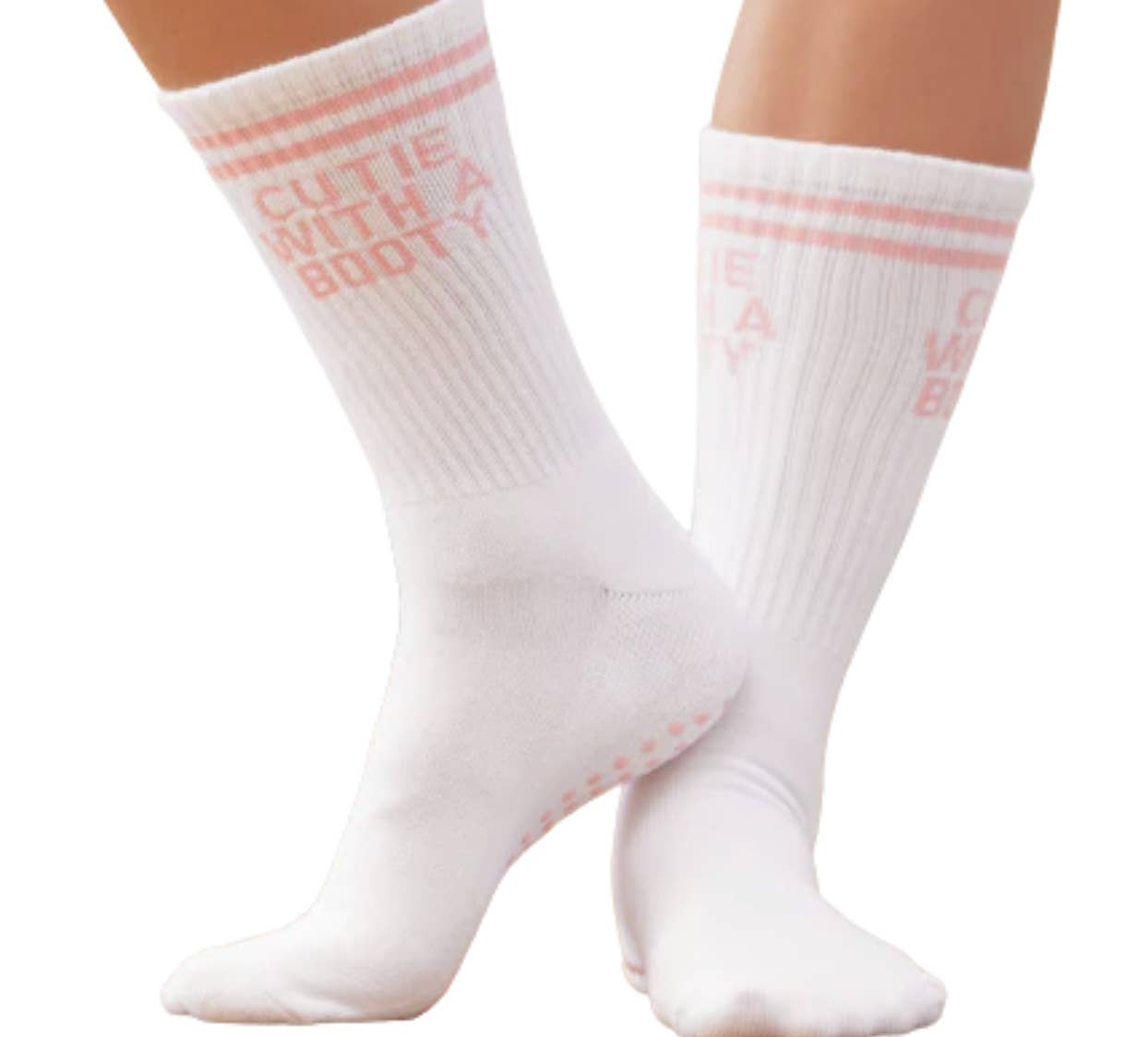 Souls. – Engroshandel Strømper - Dame – Cutie With a Booty skridsikre sokker til pilates, yoga og barre