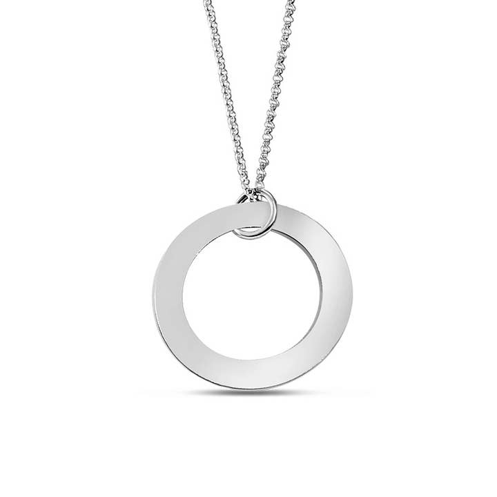 Personalized Open Disc Pendant for wholesale by Kavalis