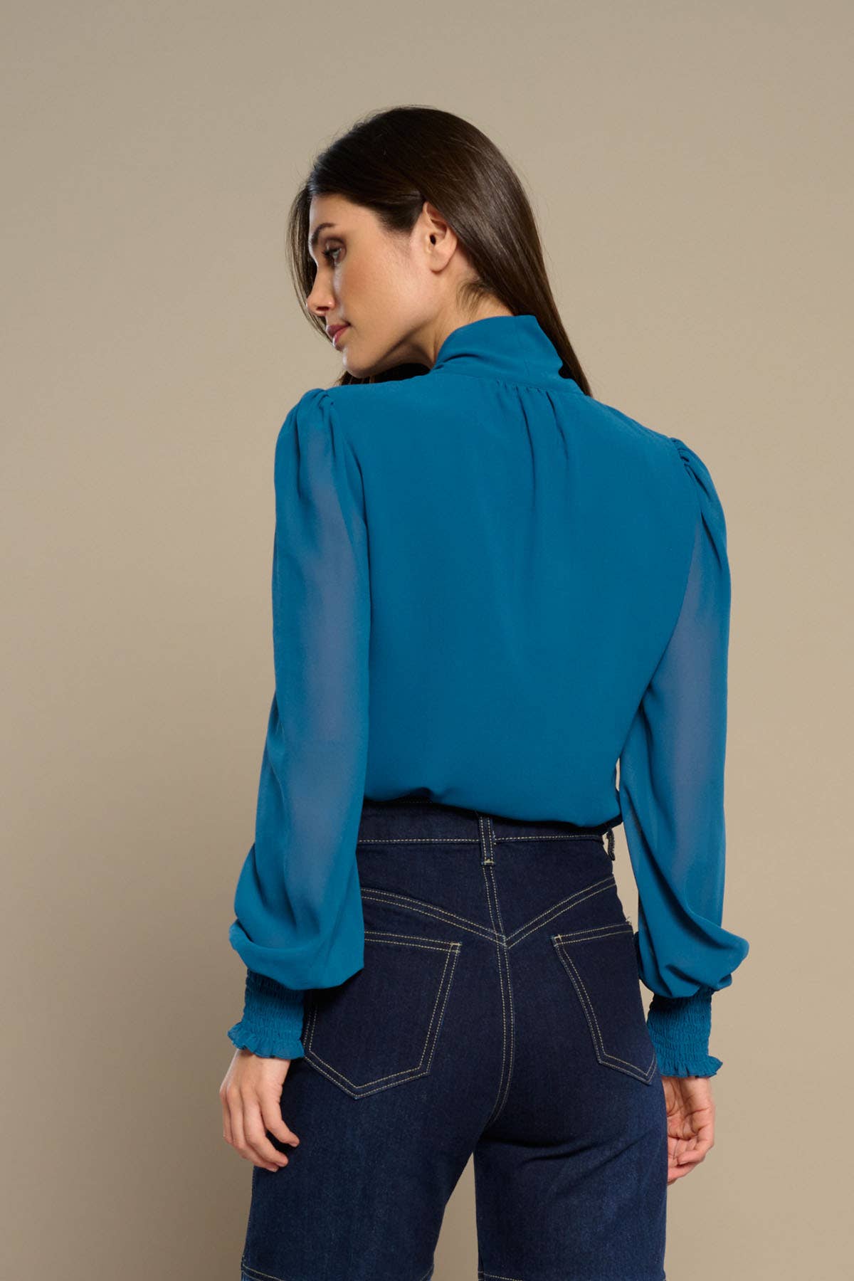 Blue DONNA TOP for wholesale on Faire4