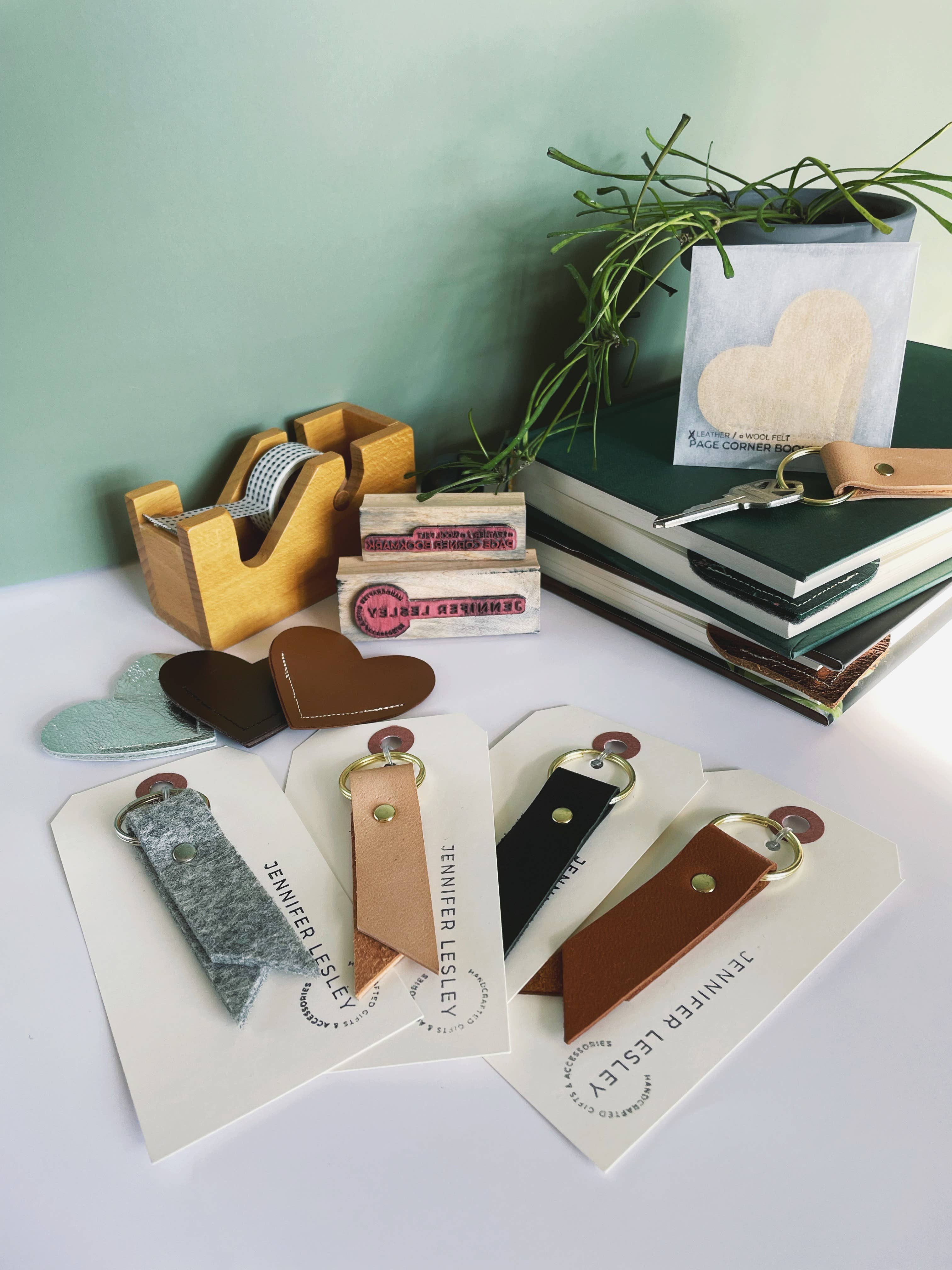 Jennifer Lesley – wholesale Nyckelring - Unisex – Nyckelring i läder — Svart3