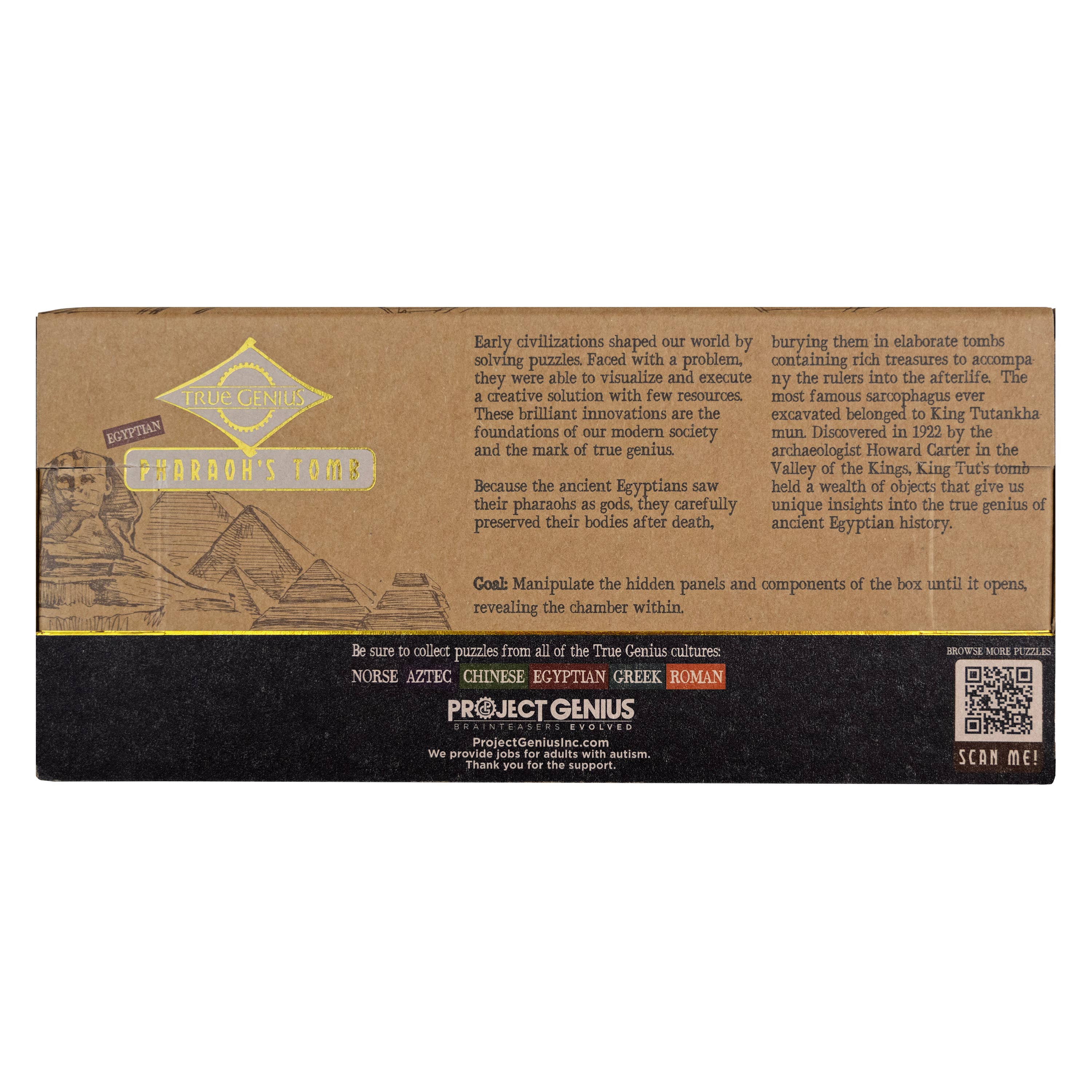 Project Genius – Engroshandel Gavepose – Faraos Grav - Hemmelig Puslespilsæske8