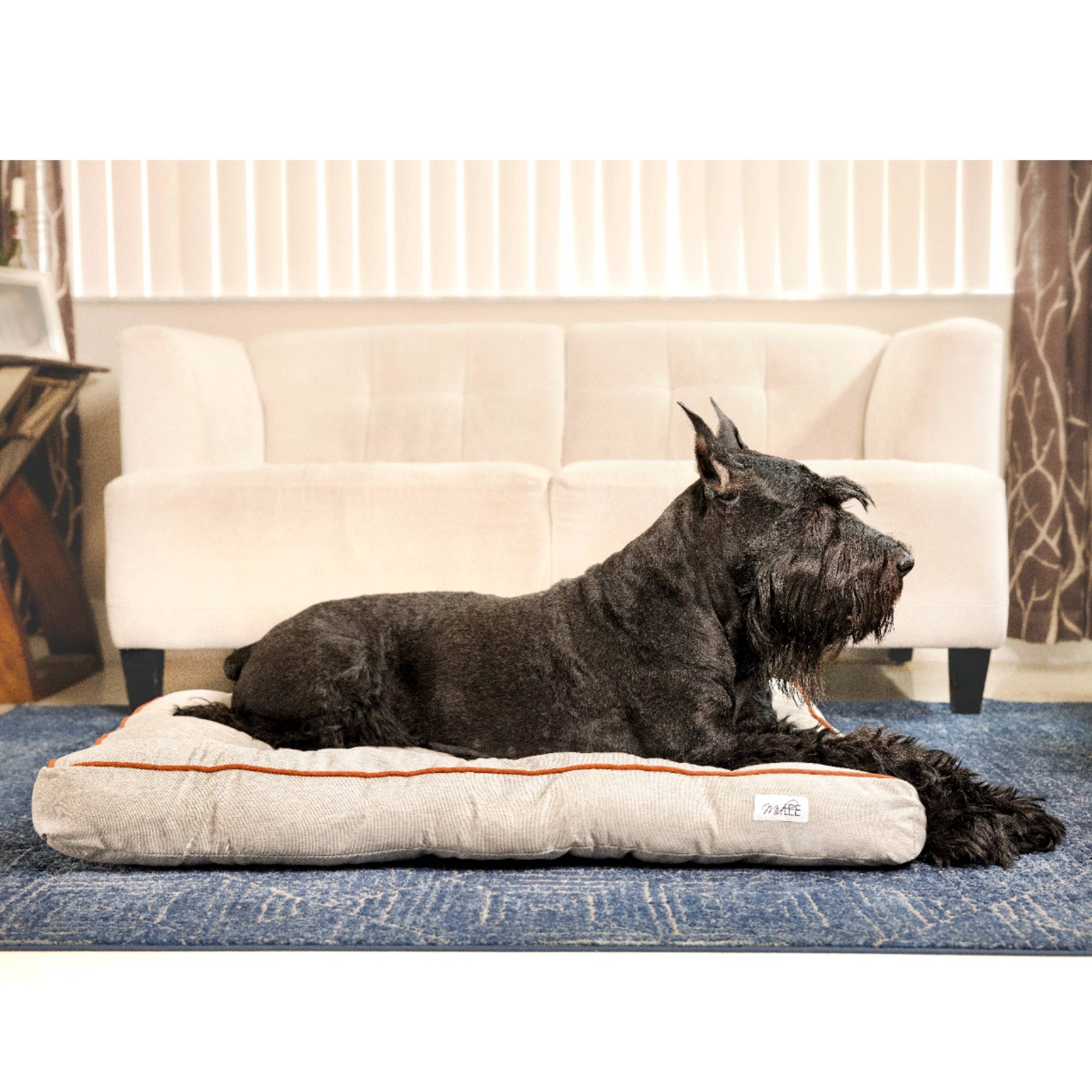 Midlee Designs - Wholesale Pet Bed - Dog - Midlee Grey Tufted Dog Bed5