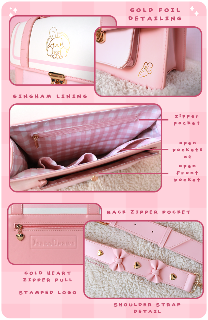 JeanaDraws - Wholesale Backpack - Women's - Bunny Ear Bag10