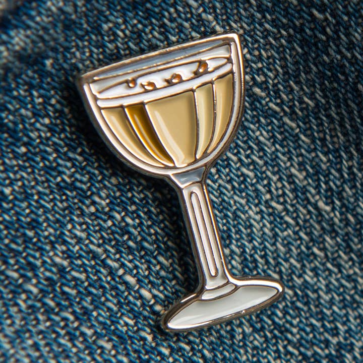 Pisco Sour Cocktail PIn for wholesale by Love & Victory