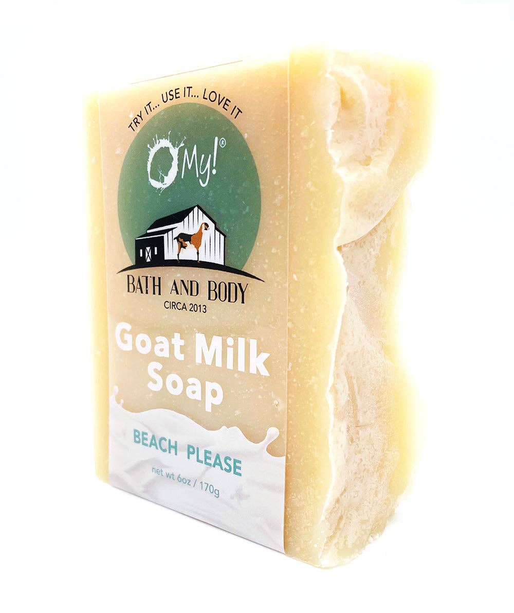 O My! Bath and Body - Vente Pains de savon - O mai ! Savon au lait de chèvre 6 oz | Fabriqué avec du lait de chèvre frais de la ferme | Sans parabens et plus | Fabriqué à la main aux États-Unis1