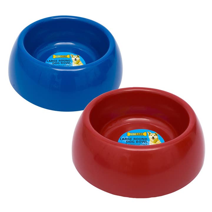 Deluxe Import Trading - Wholesale Pet bowl – Cat/dog - Large Round Dog Bowl- Assorted Colors