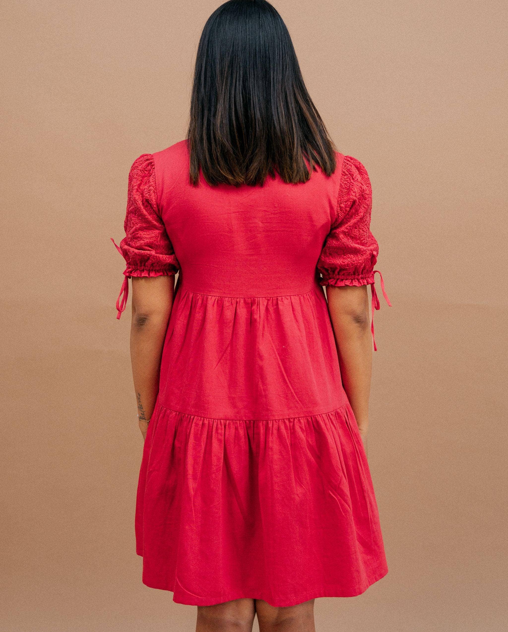 Kaasida | Women Fashion Boutique - Wholesale Dress - Women's - Gulnari Flowy Mini Dress6