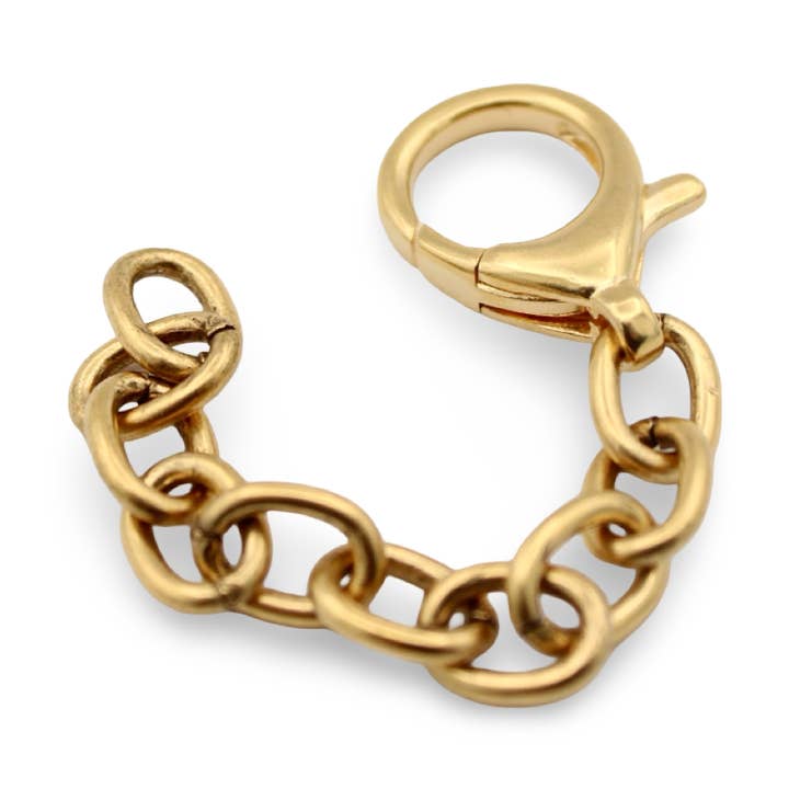 Gold Extender Chain, 3" for wholesale by Traci's Beads