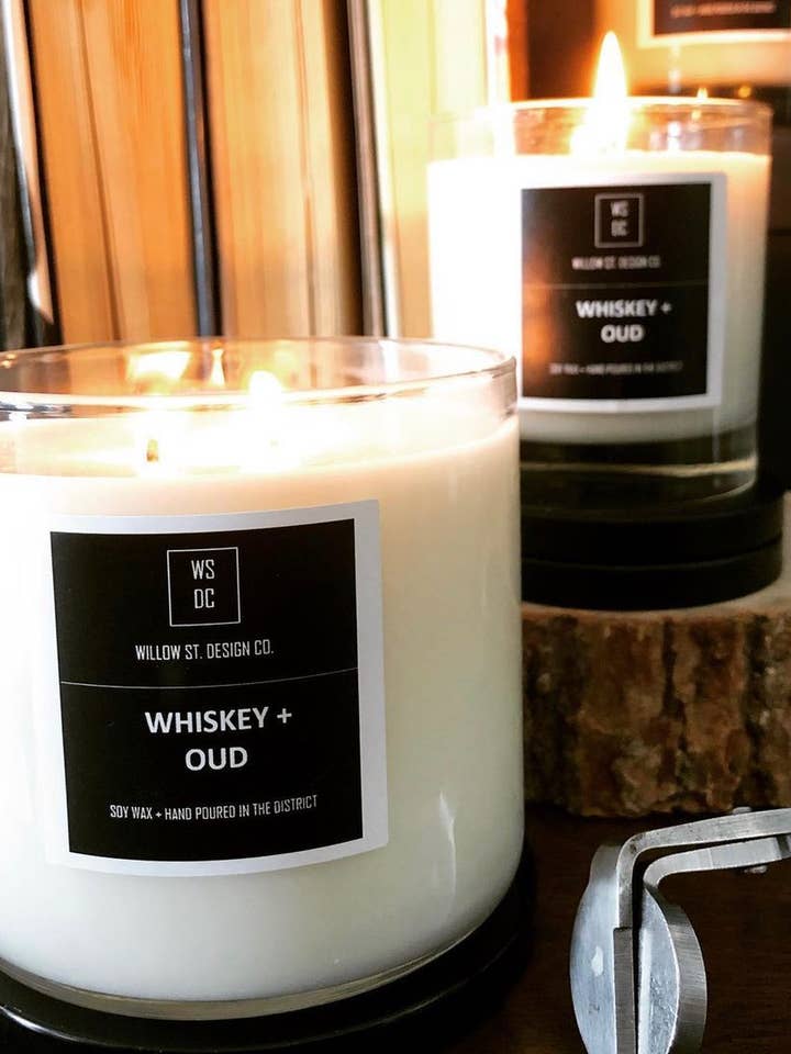 Whiskey + Oud for wholesale by Willow St. Design Co